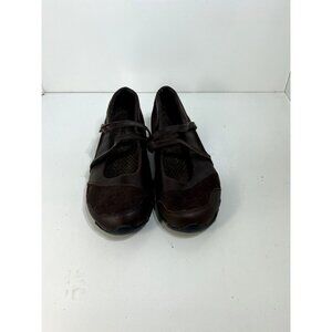 Sketchers Mary Jane Leather & Suede Comfort Shoes Sz 8.5